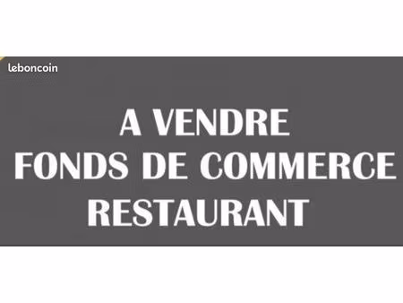 fond de commerce restaurant bar brasserie pizzeria