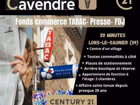 fdj  presse  tabac 100 m² lons le saunier