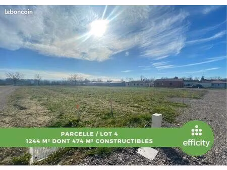 terrain 1 244 m² chambeon