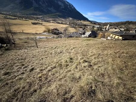 vente terrain 1553 m2 à thorame-haute