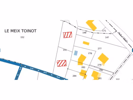 vente terrain à aubigny-en-plaine (21170) : à vendre / 750m² aubigny-en-plaine