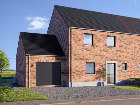 remicourt dans le village de pousset – maison neuve 3 façade