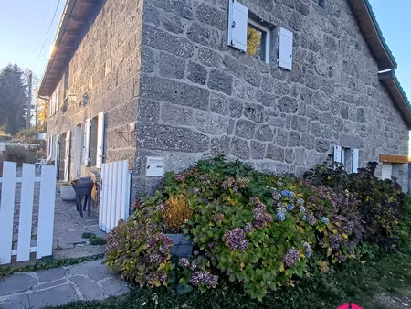 maison en pierres rénovée avec garage et terrain d'environ 2