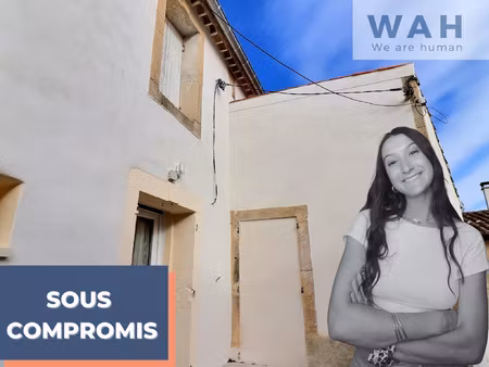 maison de village 82m2 t3 avec terrasse - boisseron 34160