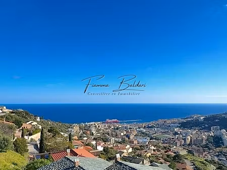 à vendre maison de charme 5 pièces de 122m²  terrain 1 345m²  vue mer  ville di pietrabugn