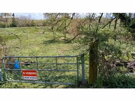 terrain pour le jardinage  la pêche et le camping sauvage