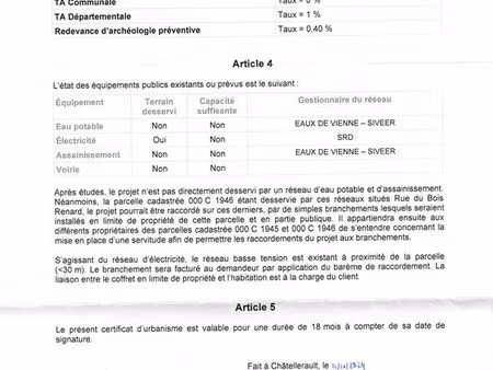 terrain 9km de montreuil bellay