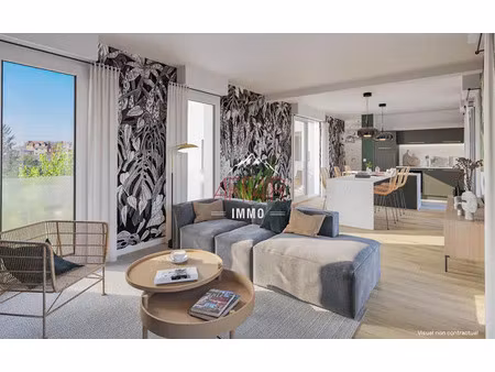 vente appartement 3 pièces 65 m² bons-en-chablais (74890)