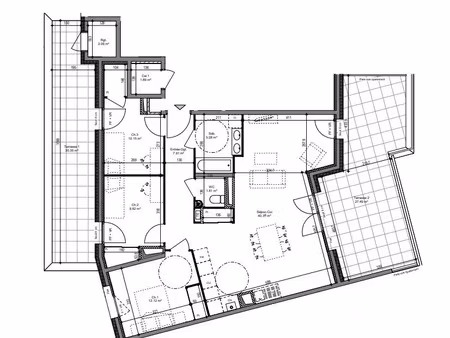 vente appartement 4 pièces 87 m² cognin (73160)