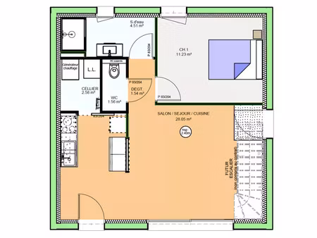 vente maison 2 pièces 63 m² migé (89580)