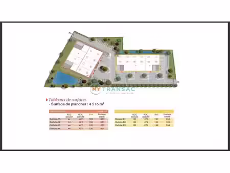 a vendre cellules neuves d’activités et de bureaux à partir de 352m² situé à montgeron