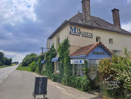 aisne restaurant/bar  beaucoup de potentiel  à une route nat