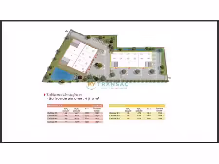 a vendre cellules neuves d’activités et de bureaux à partir de 352m² situé à montgeron