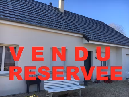 maison de plain-pied 90m2+combles aménageables garage sur parcelle de 1270m2 à 5min de bau