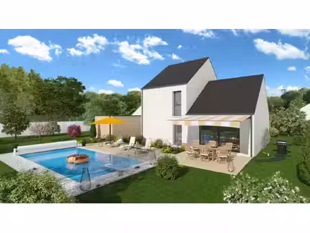 projet de construction d'une maison 110.54 m² avec terra...