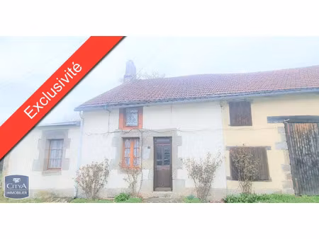 maison à vendre 4 pièces 80 m² - saint-silvain-montaigut (23) - 40 000€