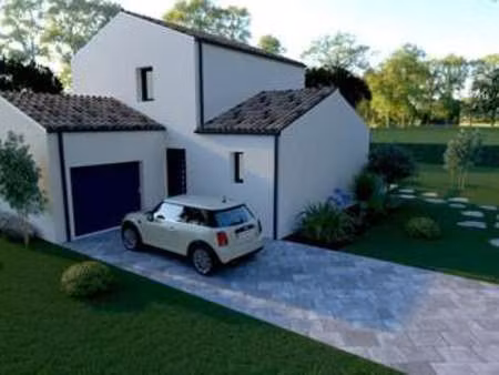 vente maison à saint-vincent-sur-jard (85520) : à vendre / 95m² saint-vincent-sur-jard
