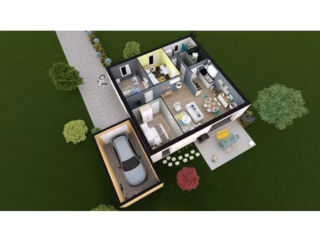 vente maison 4 pièces 80 m² sainte-colombe (89440)