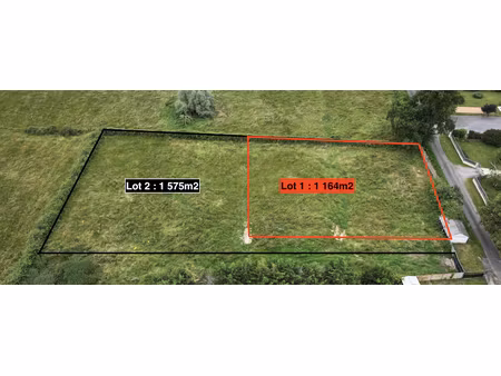 vente terrain 1164 m² à avermes (03000)  63 000 €