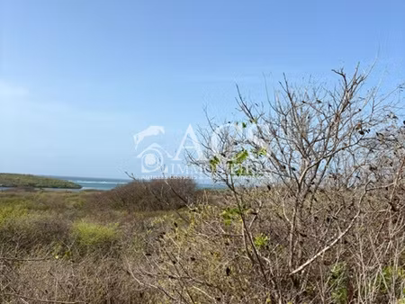 terrain de 1100 m2 avec vue mer au cap chevalier - sainte-an