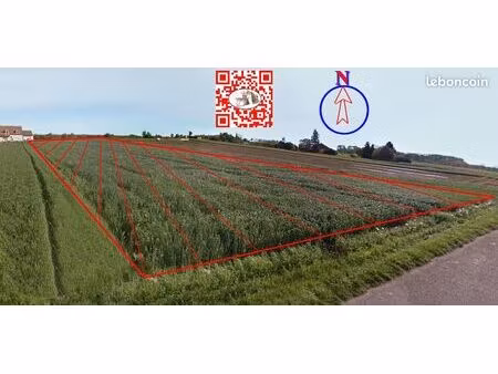 terrain 1 861 m² verdun sur le doubs