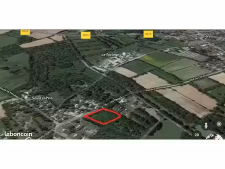 terrain 1168 m² ferel