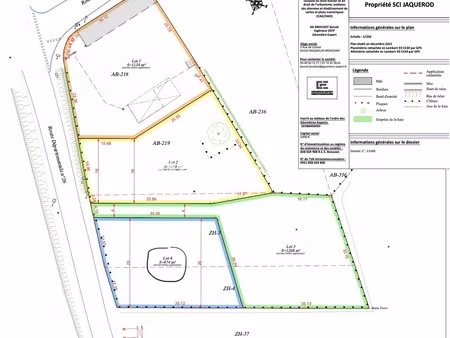 terrain - 874 m²