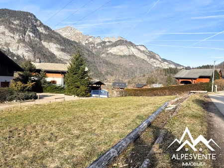 vente terrain 374 m² le biot (74430)