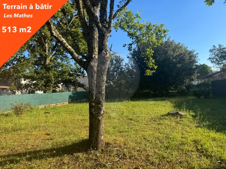 vente terrain les mathes 17570 - - surface privée
