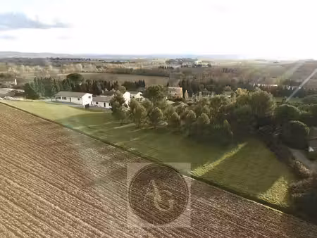 terrain de 2 500m2 constructible au calme et vue pyrénées