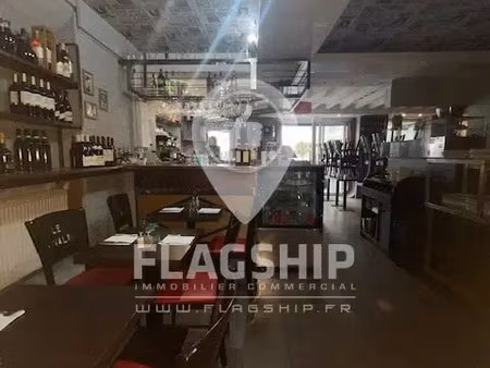 restaurant 146m2 / 83m2 rdc + 25m2 ss accessible + appartement r+1 33m2 boulogne billancou