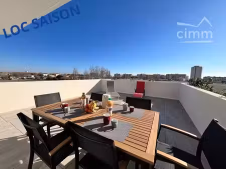 appartement de luxe 2 chambres en location à sérignan  france
