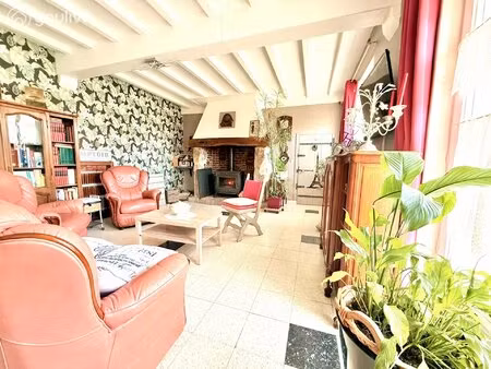 longère en pierres de 180 m2  jardin paysager de 2000 m2  proche veules-les-roses