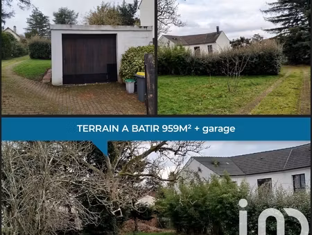 vente terrain à bâtir 959 m²