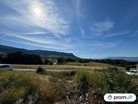 vente terrain 1000 m² plan-de-baix (26400)