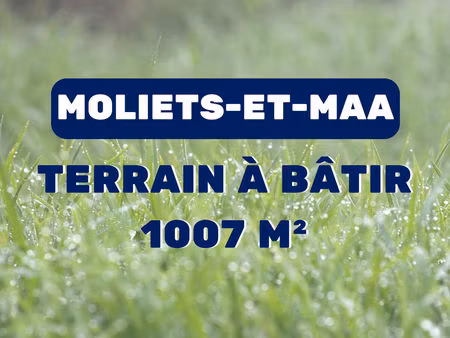 vente terrain 1007m2 moliets-et-maa 40660 - 276000 € - surface privée