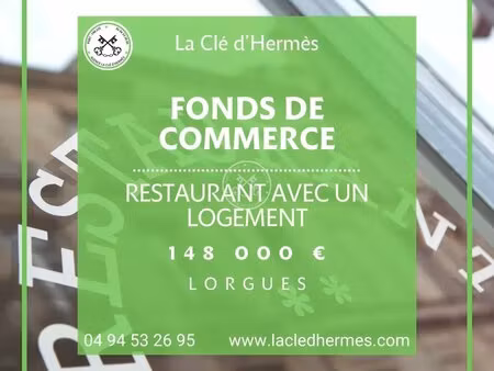 à vendre : restaurant à lorgues - fonds de commerce