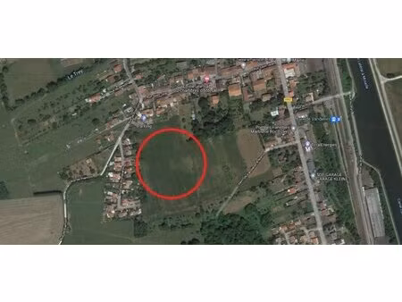 en vente terrain constructible 5 23 ares – 58 000 € |vandières