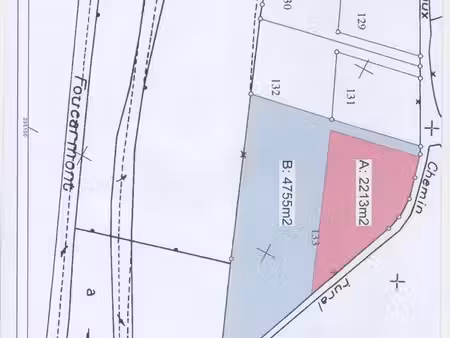 terrain à bâtir de 7000m² en pleine tranquillité bien exposé à négocier