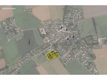 terrain 643 m² etainhus