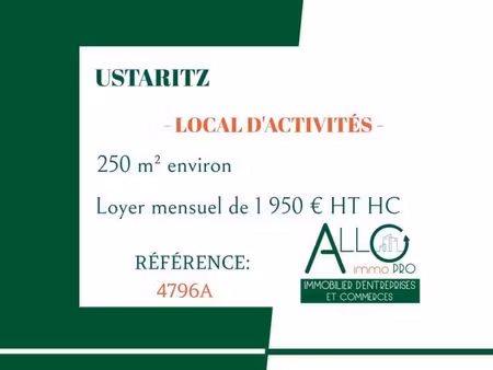 local d'activité 250 m²