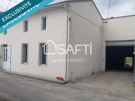 maison 5 pièces 100m² + chai 165m²