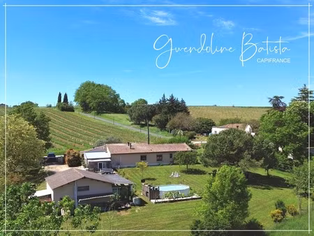 maison contemporaine 145m² avec vue dégagée - terrain 4531m²