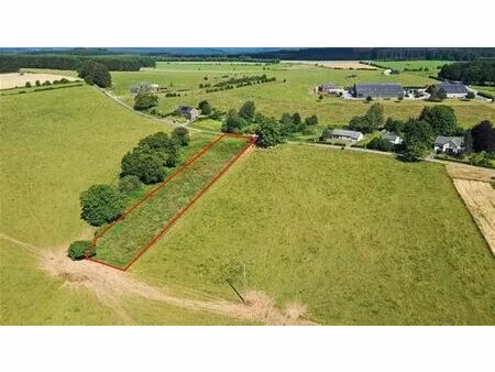 superbe terrain de +/- 30 ares avec vue dégagée dans une rue