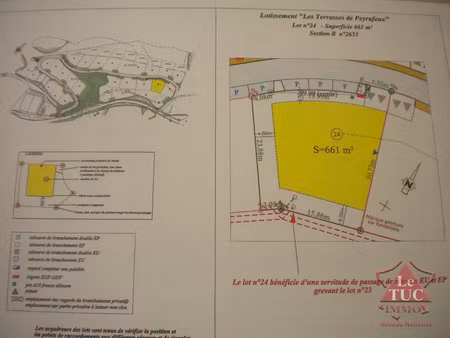 vente terrain à mondragon (84430)  81 900 €