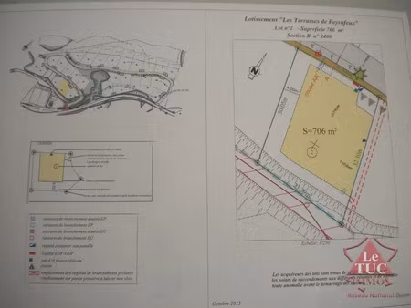 vente terrain à mondragon (84430)  87 150 €