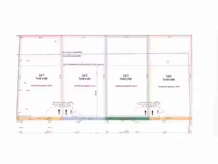vente terrain à batir 835 m² à pacy-sur-eure (27120)  82 000 €