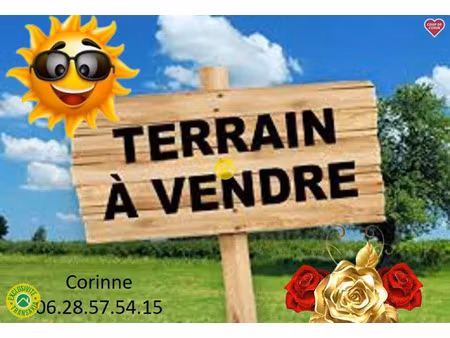 vente terrain 1042 m² à lunery (18400)  22 000 €