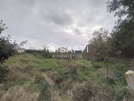 vente terrain 764 m² à méharicourt (80170)  30 000 €