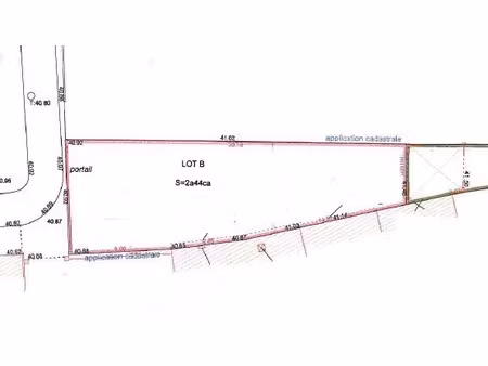 vente terrain à batir à ménilles (27120)  49 000 €